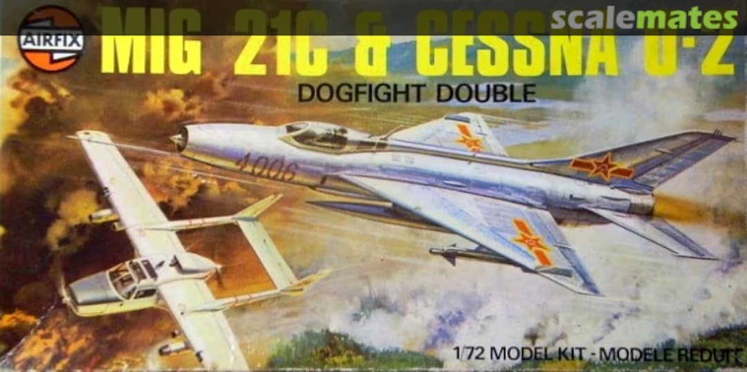 Boxart MiG-21C & Cessna O-2 03145-1 Airfix Boxart MiG-21C & Cessna O-2 03145-1 Airfix