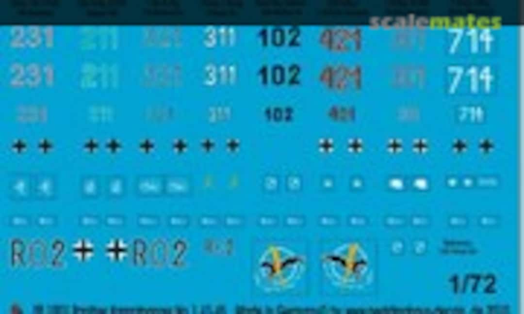 1:72 Panther Kampfpanzer N° 1 43-45 (Peddinghaus-Decals EP1001) EP1001