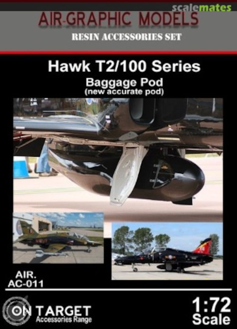 Boxart Hawk T2/100 Series Baggage Pod AC-011 Air-Graphics Models Boxart Hawk T2/100 Series Baggage Pod AC-011 Air-Graphics Models