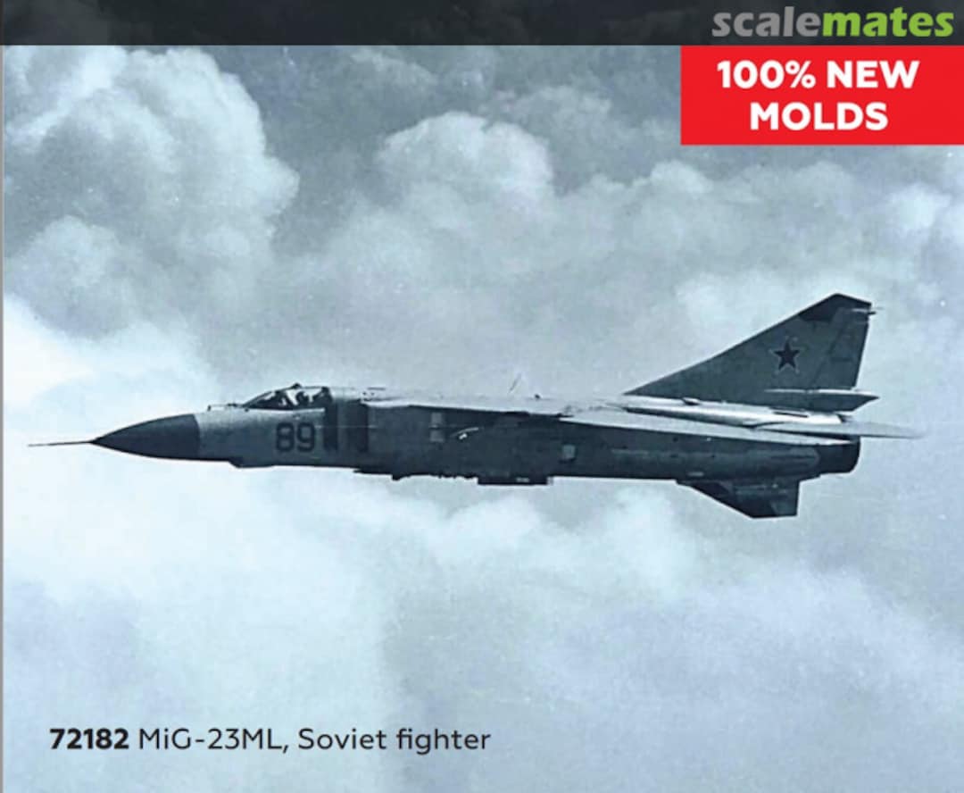 Boxart Mikoyan-Gurevich MiG-23ML 72182 ICM Boxart Mikoyan-Gurevich MiG-23ML 72182 ICM