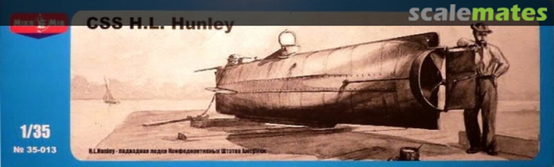 Boxart CSS H.L. Hunley 35-013 MikroMir Boxart CSS H.L. Hunley 35-013 MikroMir