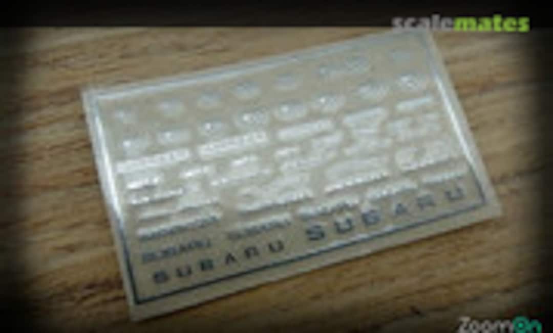 1:24 Subaru Logo Metal Sticker (ZoomOn ZD014) ZD014