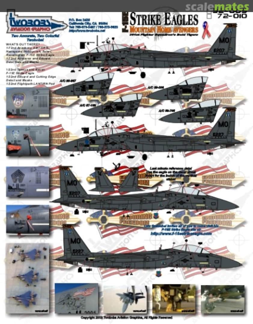 Boxart F-15E Mountain Home Avengers 32-009 TwoBobs Aviation Graphics Boxart F-15E Mountain Home Avengers 32-009 TwoBobs Aviation Graphics