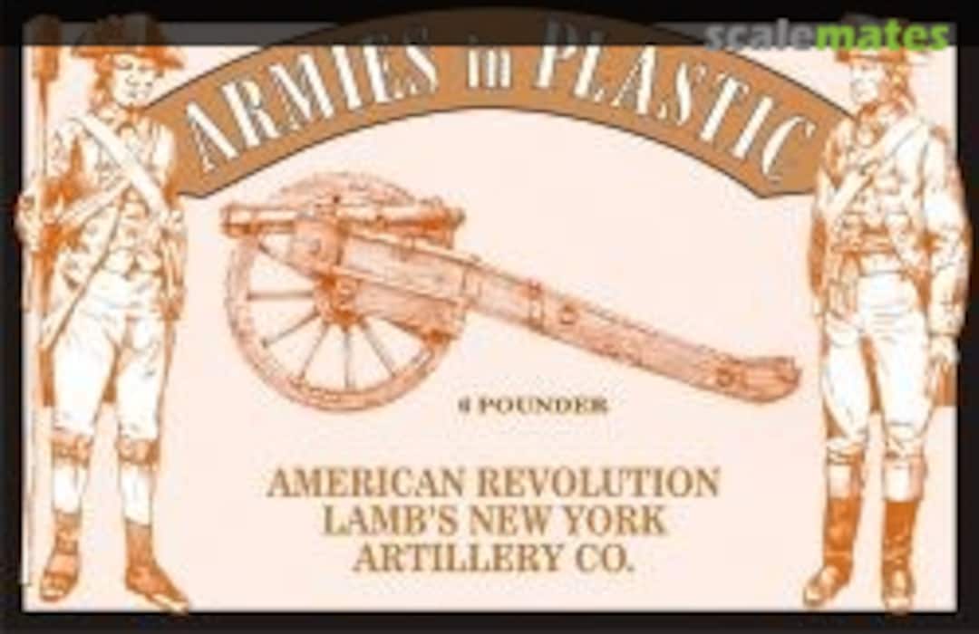 Boxart Lamb's New York Artillery Co w/- 6 Lbr Cannon 5480 Armies in Plastic