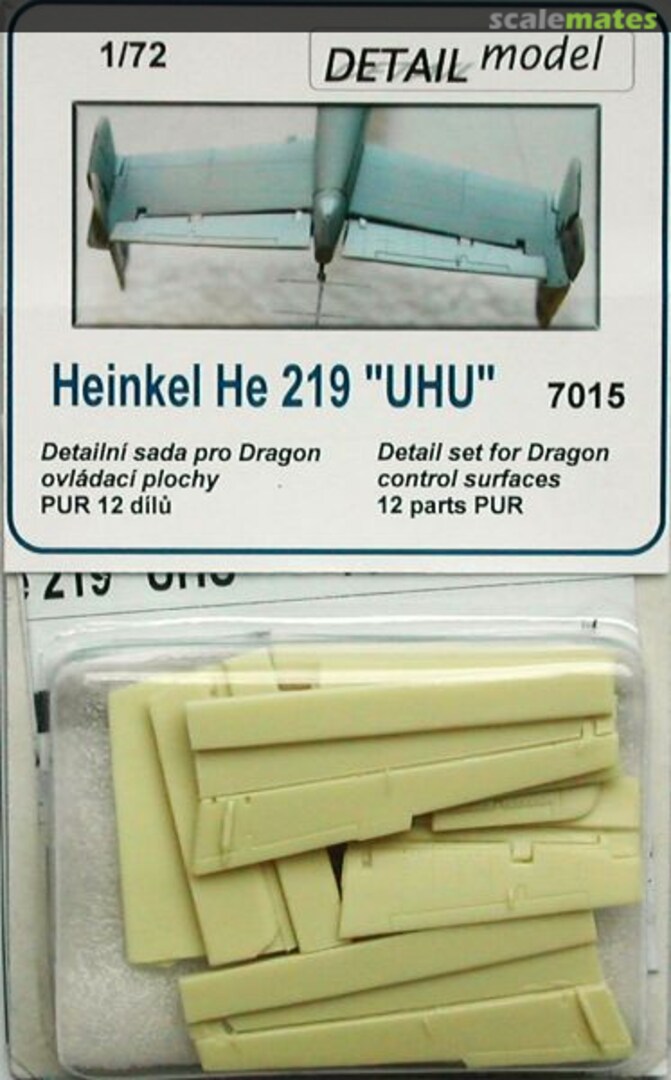 Boxart Heinkel He 219 "UHU" 7015 DETAIL model Boxart Heinkel He 219 "UHU" 7015 DETAIL model