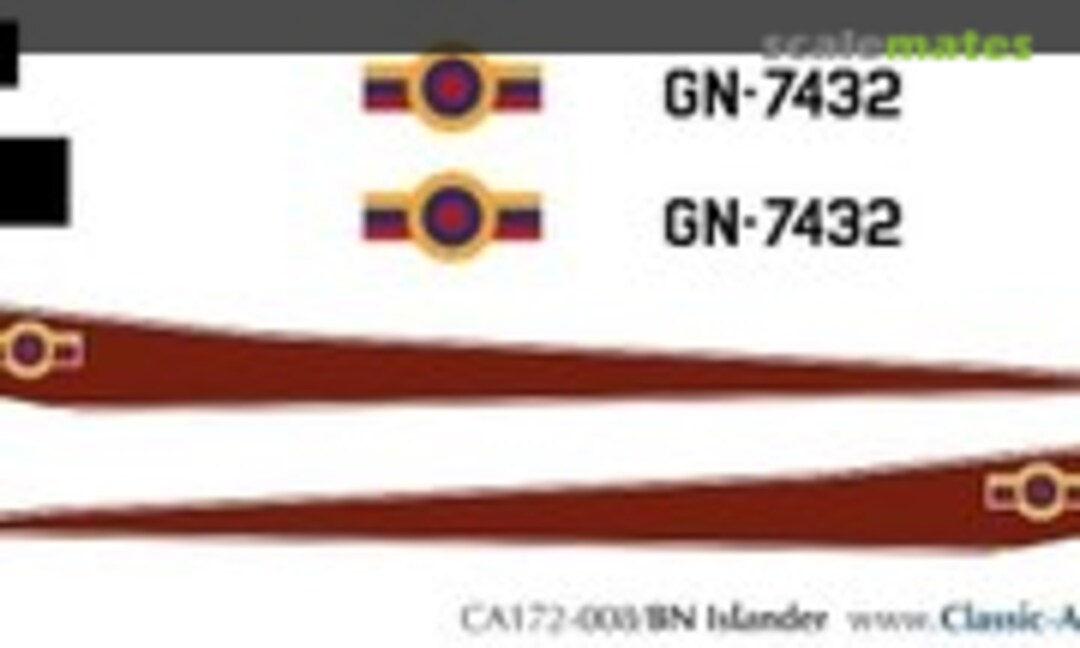 1:72 Venezuelan National Guard BN Islander (Classic Airlines CA172-008) CA172-008