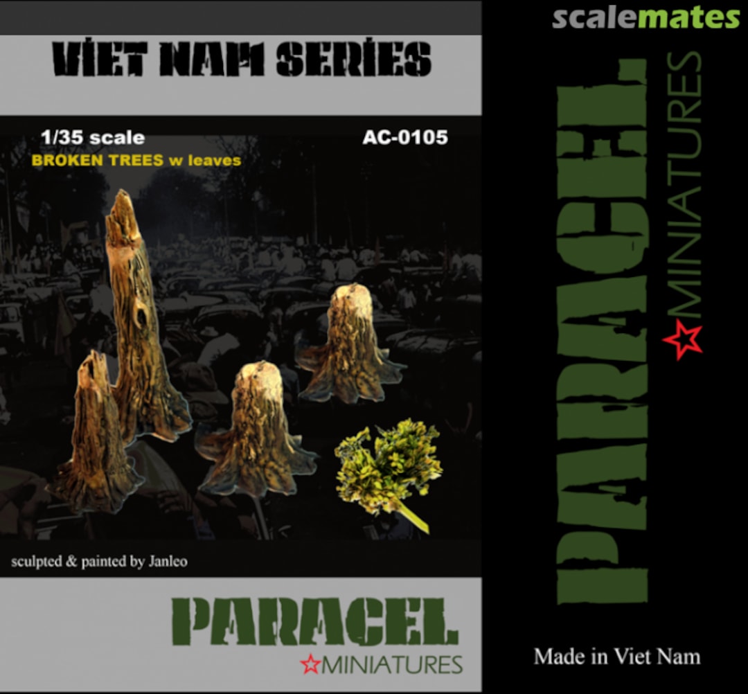 Boxart Broken Trees w Leaves AC-0105 Paracel Miniatures Boxart Broken Trees w Leaves AC-0105 Paracel Miniatures