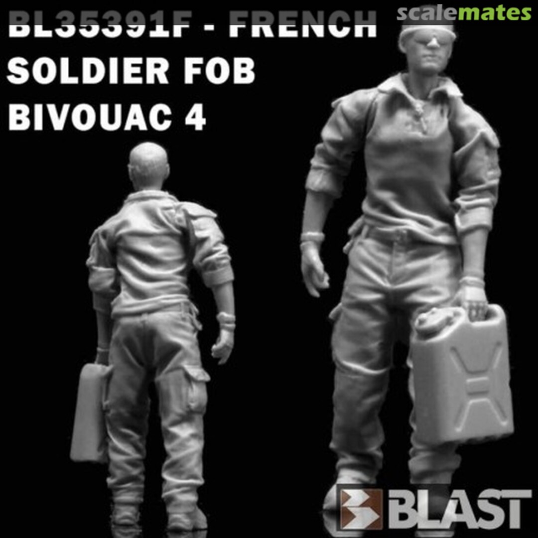 Boxart French Soldier FOB Bivouac 4 BL35391F Blast Models Boxart French Soldier FOB Bivouac 4 BL35391F Blast Models