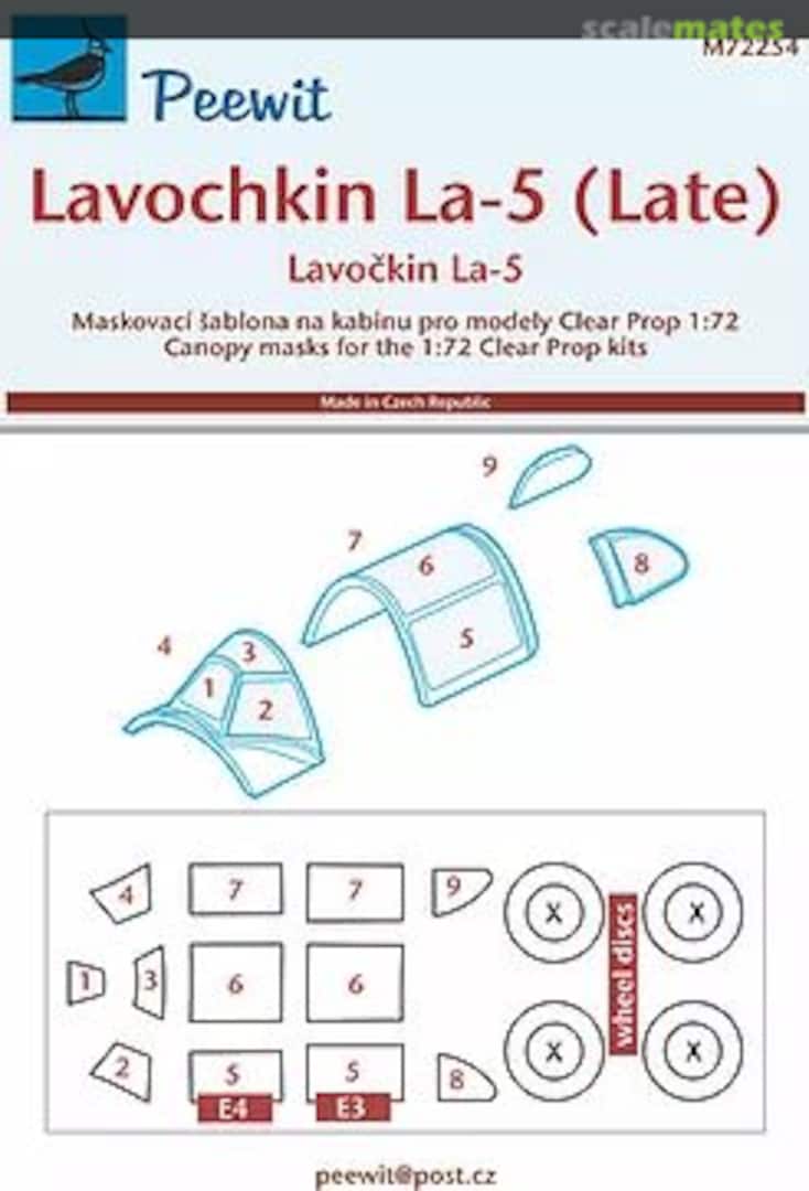 Boxart Lavochkin La-5 (Late) M72254 Peewit Boxart Lavochkin La-5 (Late) M72254 Peewit