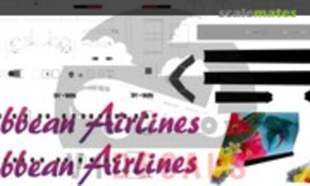 1:72 Caribbean Airlines DeHavilland Dash 8-300 (V1 Decals V1D0163-72) V1D0163-72