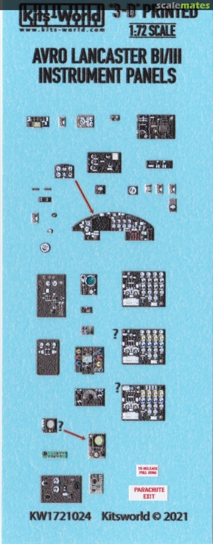 Boxart Avro Lancaster B.I B.III KW3D1721024 Kits-World Boxart Avro Lancaster B.I B.III KW3D1721024 Kits-World