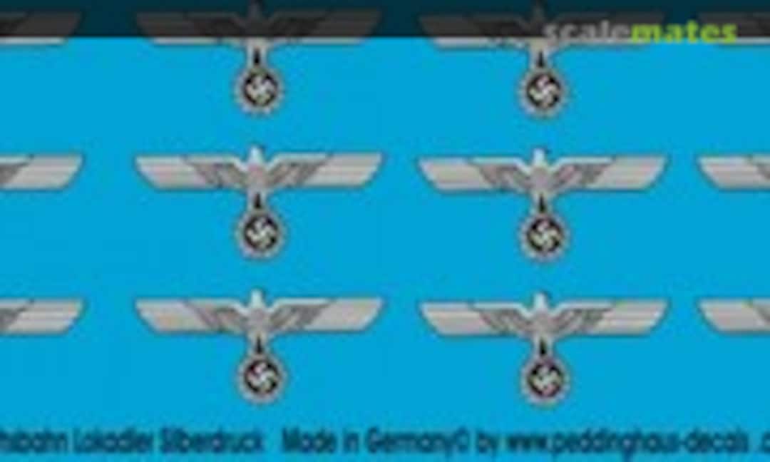 1:32 Reichsbahn Lokadler in Silberdruck (Peddinghaus-Decals EP 1700) EP 1700