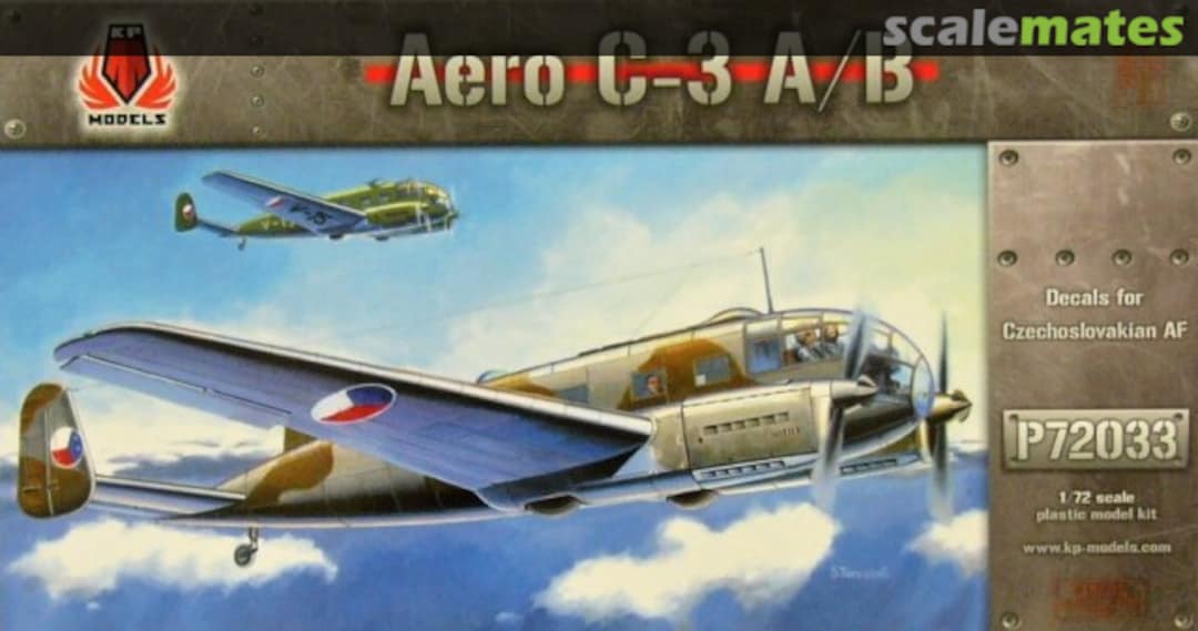 Boxart Aero C-3 A/B P72033 KP Models Boxart Aero C-3 A/B P72033 KP Models