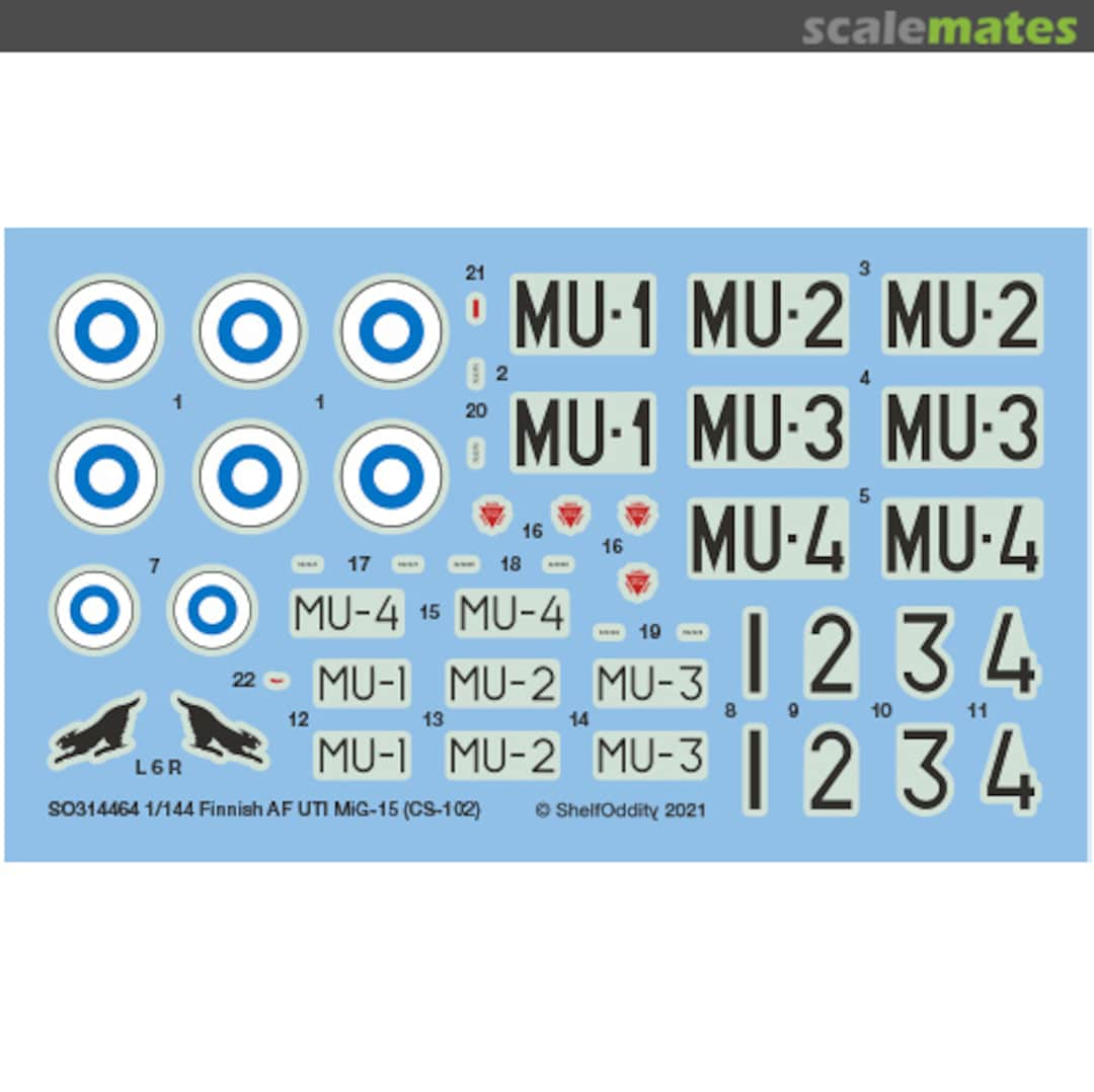 Boxart Finnish AF UTI MiG-15 (CS-102) SO314464 Shelf Oddity
