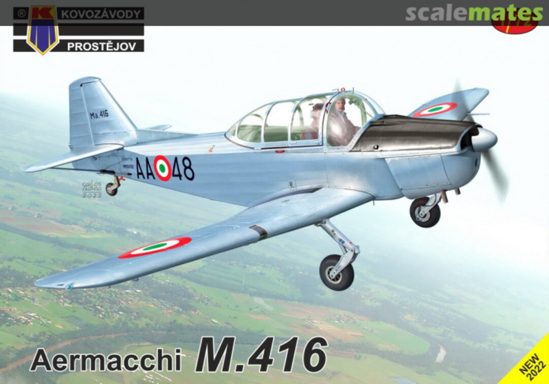 Boxart Aermacchi M.416 KPM0374 Kovozávody Prostějov Boxart Aermacchi M.416 KPM0374 Kovozávody Prostějov