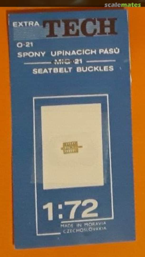 Boxart MiG-21 seatbelt buckles O-21 Extratech Boxart MiG-21 seatbelt buckles O-21 Extratech
