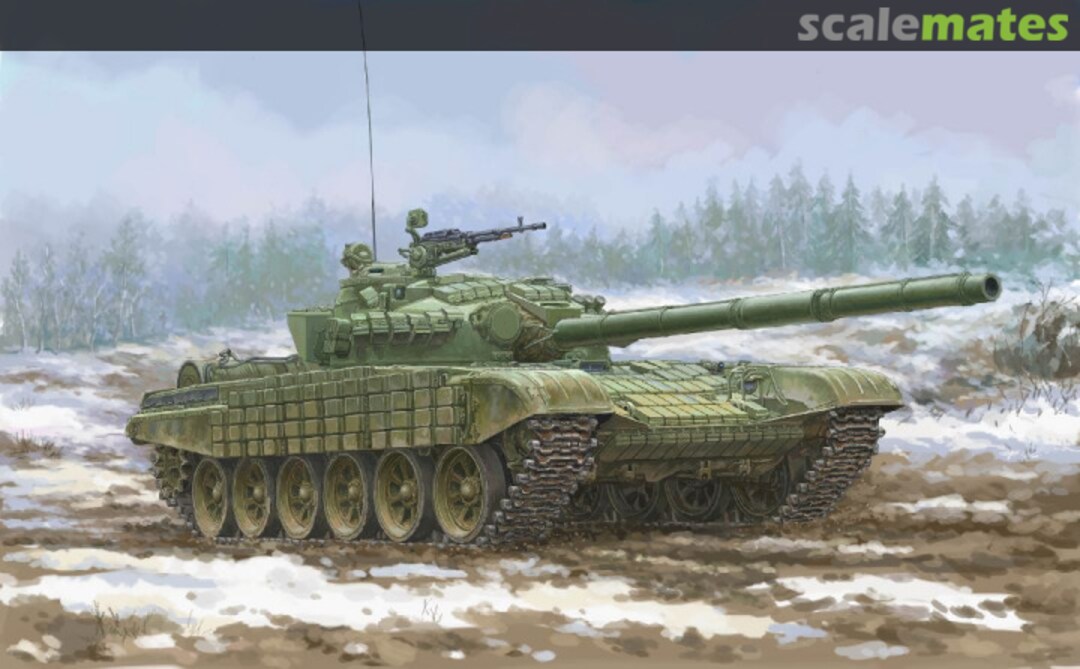 Boxart T-72 Ural with Kontakt-1 Reactive Armor 09602 Trumpeter Boxart T-72 Ural with Kontakt-1 Reactive Armor 09602 Trumpeter