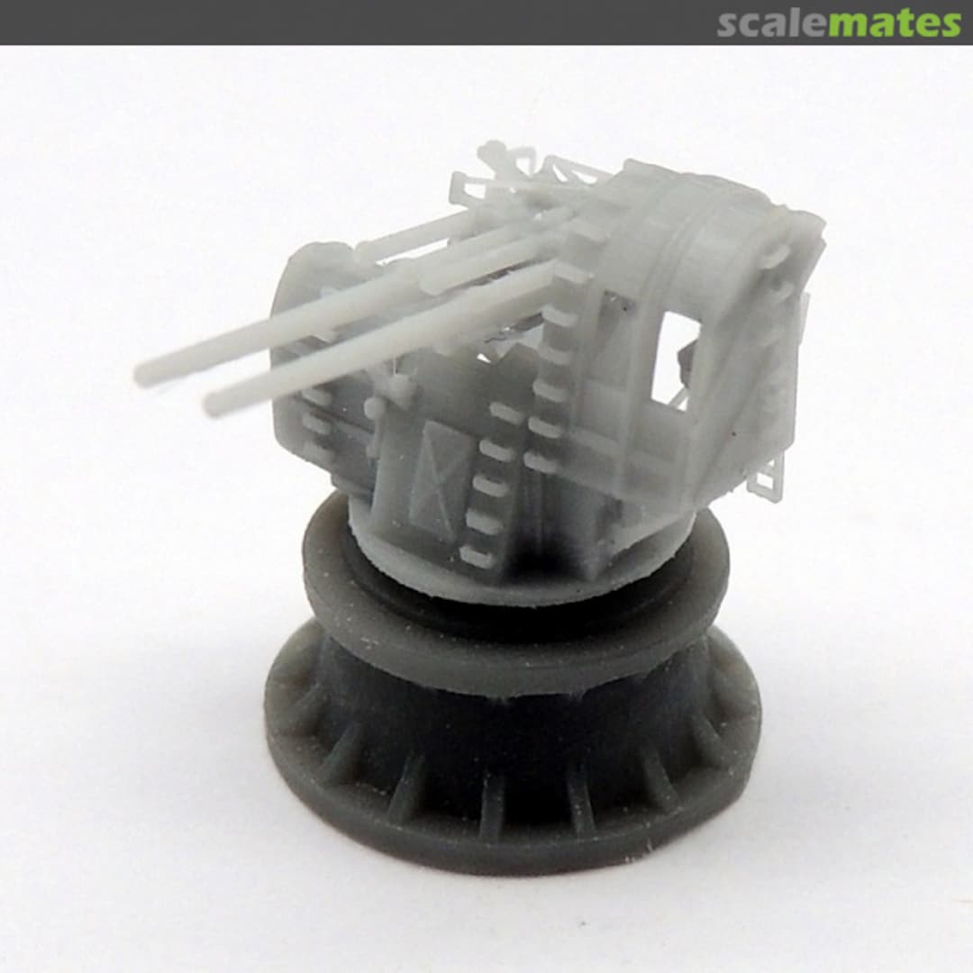 Boxart IJN Type 89 AA Twin Mount Under Protective Shield AC350061 Black Cat Models