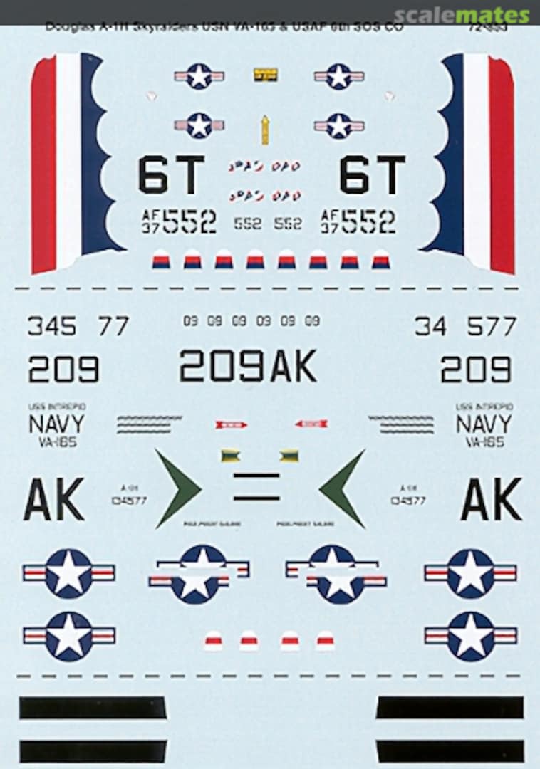 Boxart Douglas A-1H Skyraider 72-853 SuperScale International Boxart Douglas A-1H Skyraider 72-853 SuperScale International