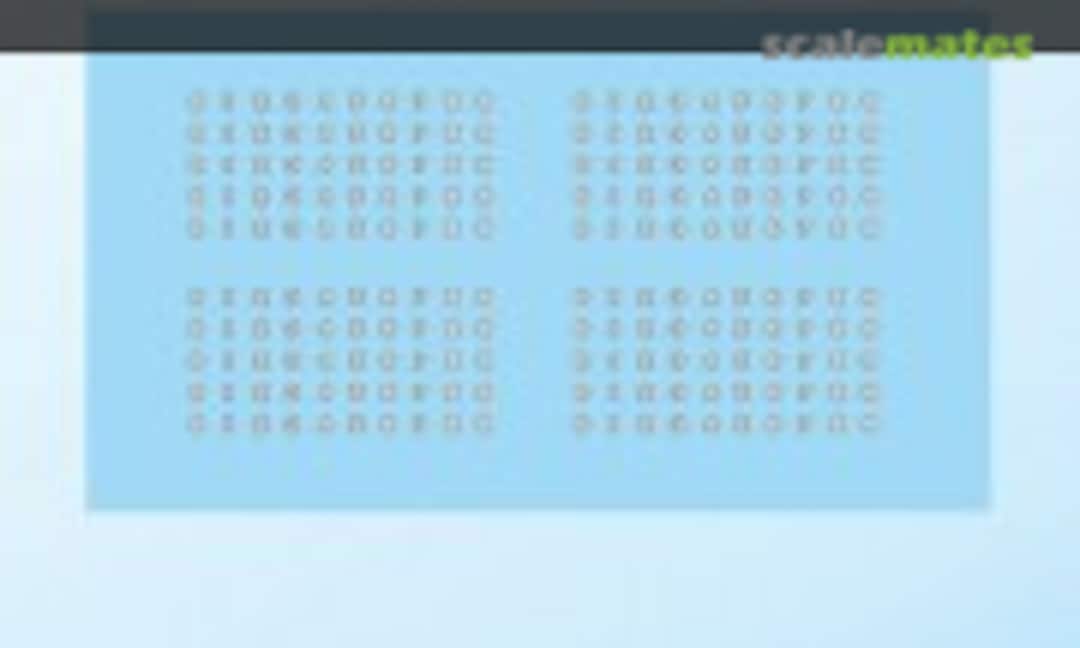 1:2000 General Marking Numbers Decal I (Snowman Model SG-2010) SG-2010