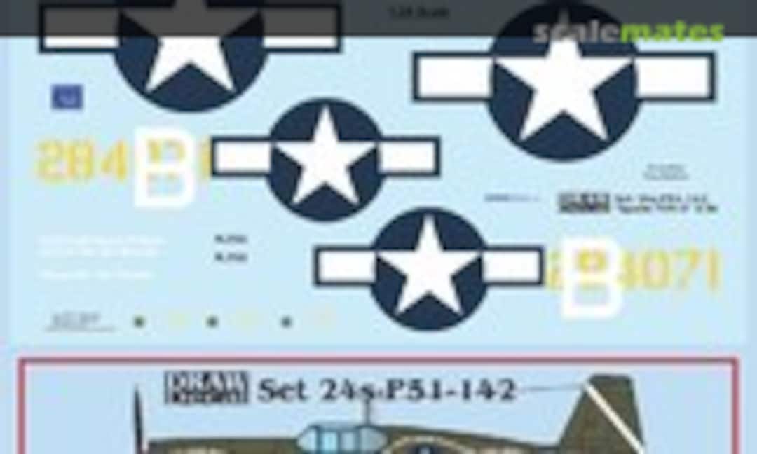 1:24 “Apache N251A” A-36 (Draw Decal 24-P51-142) 24-P51-142