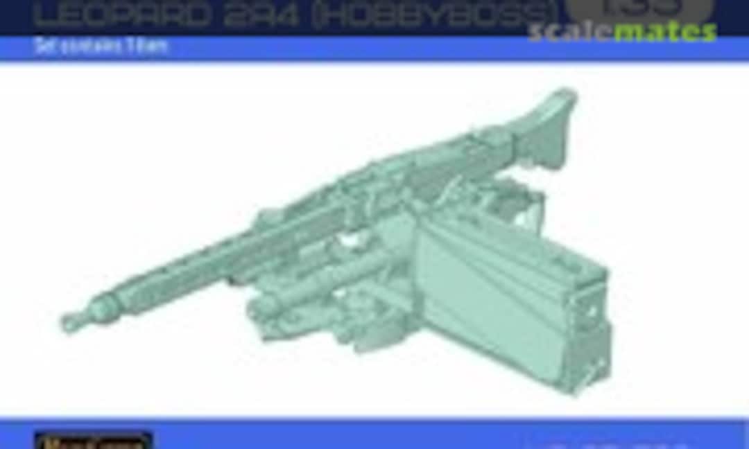 1:35 MG-3 With M61 Ammo Box For Leopard 2A4 (Hobby Boss) (3D MicroCosmos MC-35-569) MC-35-569