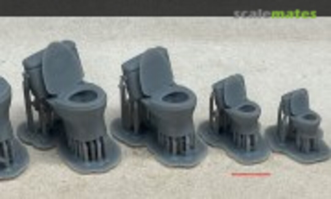 1:72 Compact WC open (EMP3d 72100101) 72100101