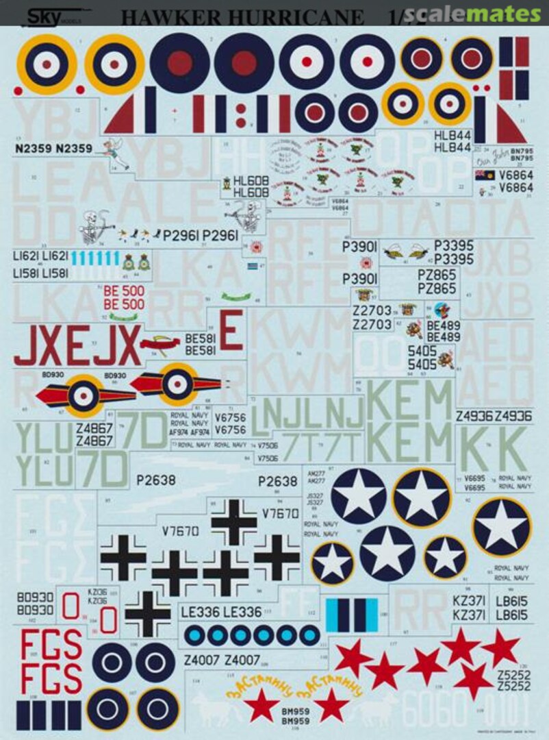 Boxart Hawker Hurricane 72-053 Sky Models Boxart Hawker Hurricane 72-053 Sky Models