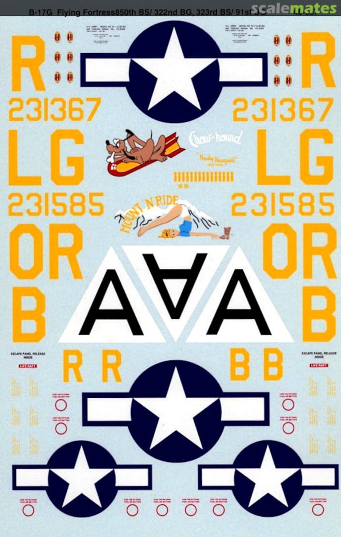 Boxart B-17G Flying Fortress 48-967 SuperScale International Boxart B-17G Flying Fortress 48-967 SuperScale International