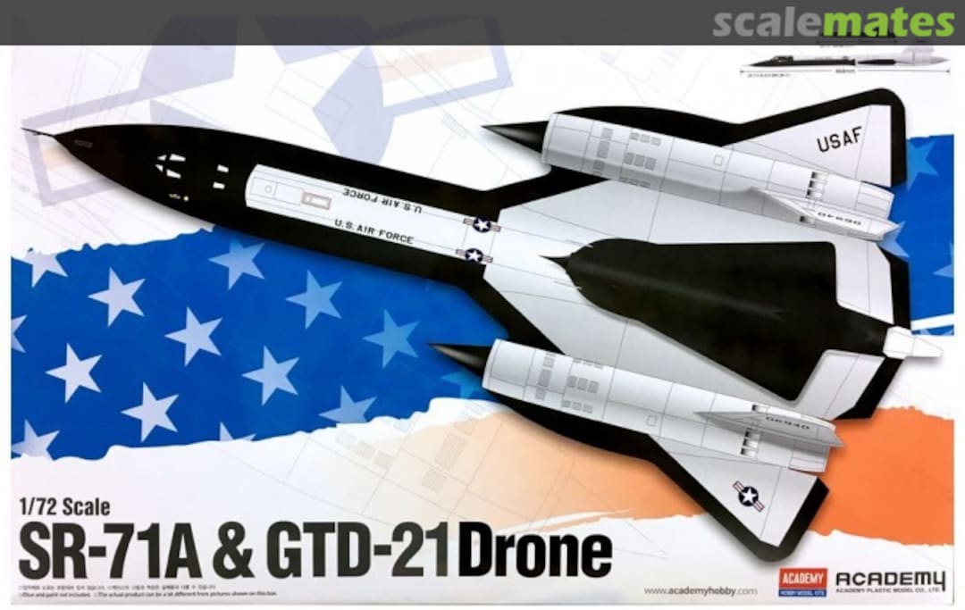 Boxart SR-71A & GTD-21 Drone 12540 Academy Boxart SR-71A & GTD-21 Drone 12540 Academy