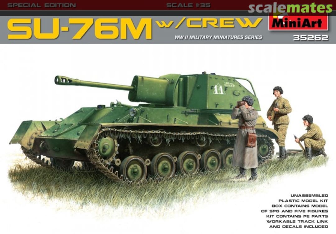 Boxart SU-76M 35262 MiniArt Boxart SU-76M 35262 MiniArt