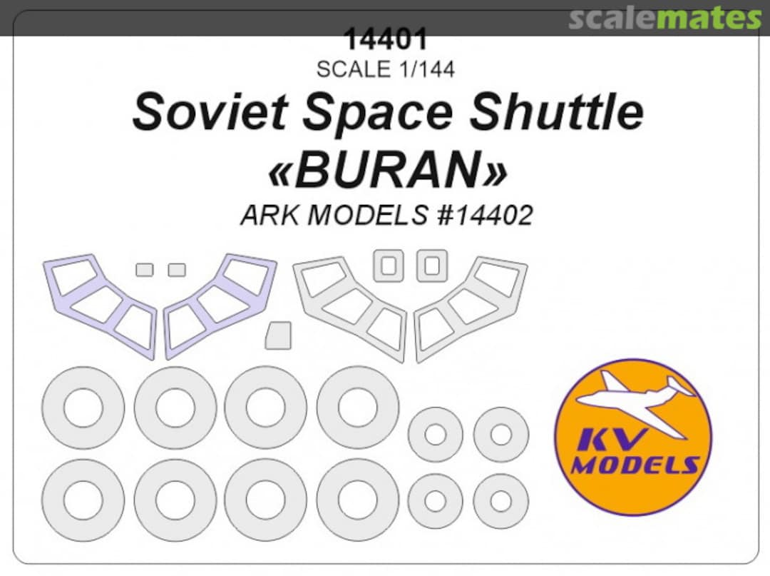 Boxart Soviet Space Shuttle "BURAN" 14401 KV Models Boxart Soviet Space Shuttle "BURAN" 14401 KV Models