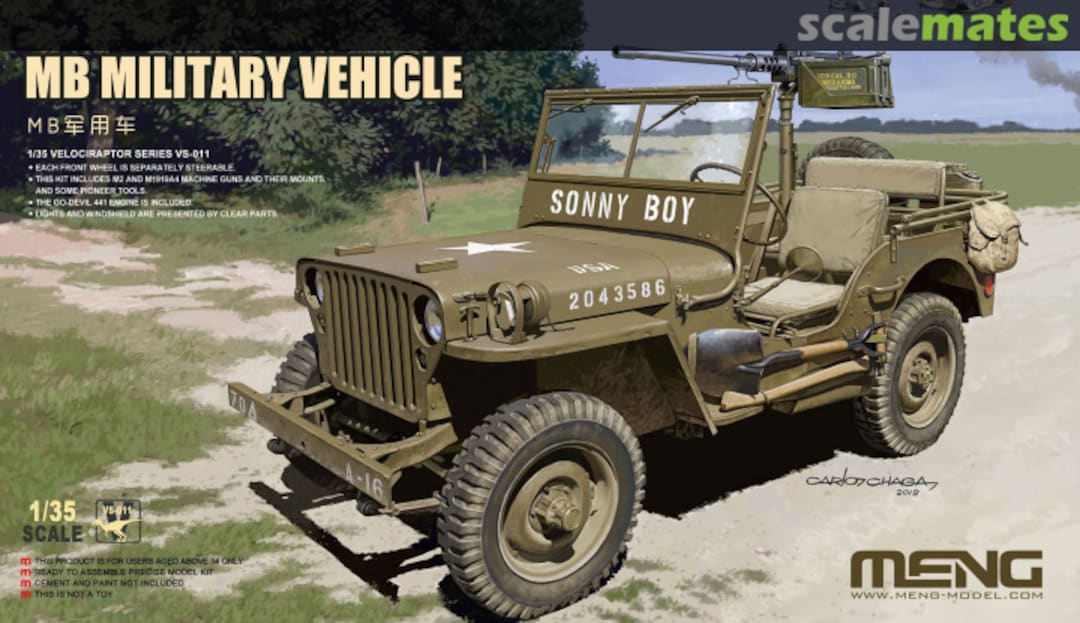 Boxart MB military vehicle VS-011 Meng Model Boxart MB military vehicle VS-011 Meng Model