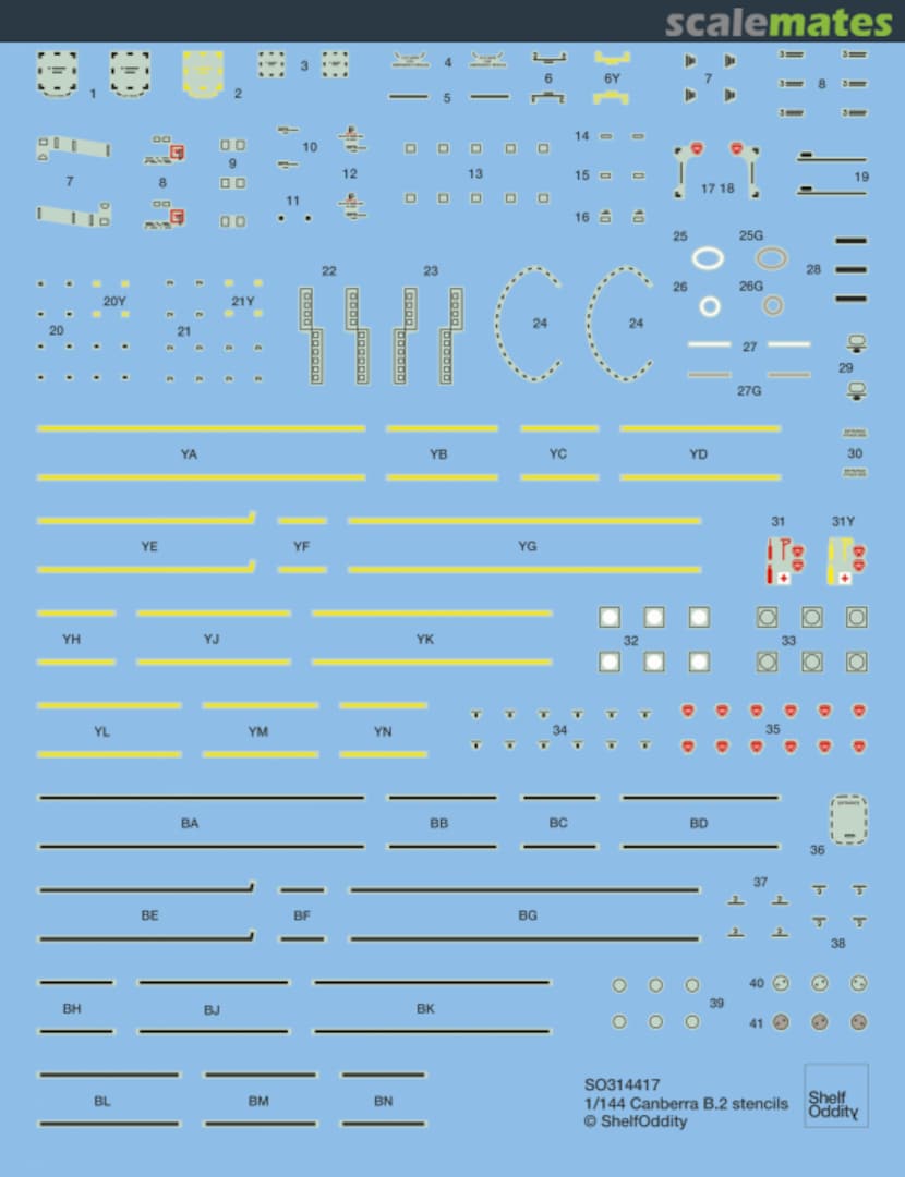 Boxart Canberra B.2 Stencils SO314417 Shelf Oddity Boxart Canberra B.2 Stencils SO314417 Shelf Oddity