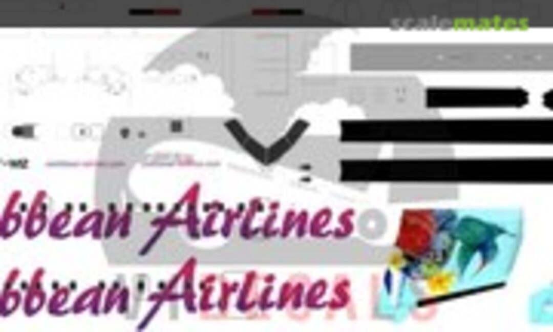 1:72 Caribbean Airlines DeHavilland Dash 8-300 (V1 Decals V1D0021-72) V1D0021-72