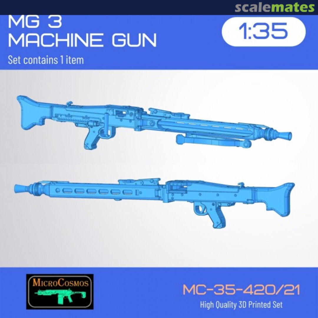 Boxart MG 3 Machine Gun MC-35-421 3D MicroCosmos Boxart MG 3 Machine Gun MC-35-421 3D MicroCosmos