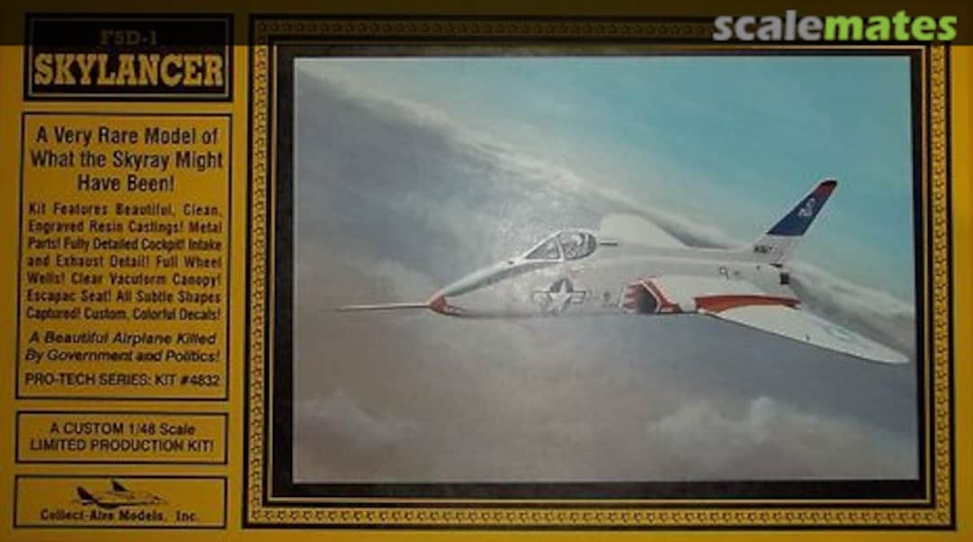 Boxart F5D-1 Skylancer 4832 Collect-Aire Models Boxart F5D-1 Skylancer 4832 Collect-Aire Models