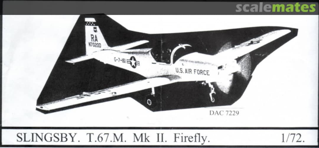 Boxart Slingsby T-76M Mk.II Firefly DAC 7229 Dujin Boxart Slingsby T-76M Mk.II Firefly DAC 7229 Dujin
