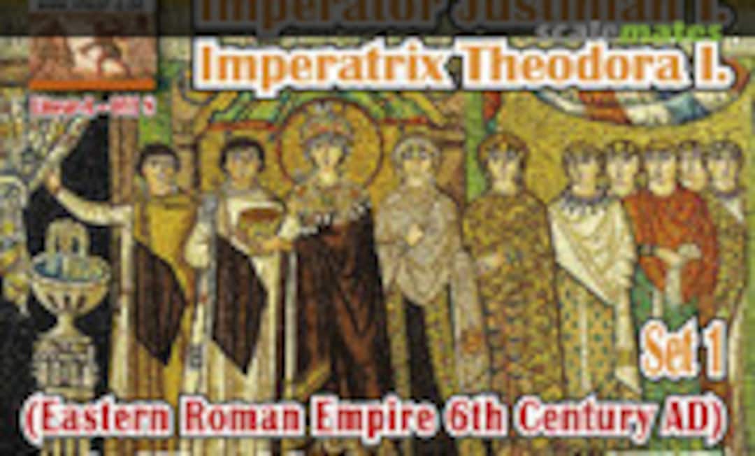 1:72 Emperor Justinian I & Imperatrix Theodora I (Linear-a 011s) 011s