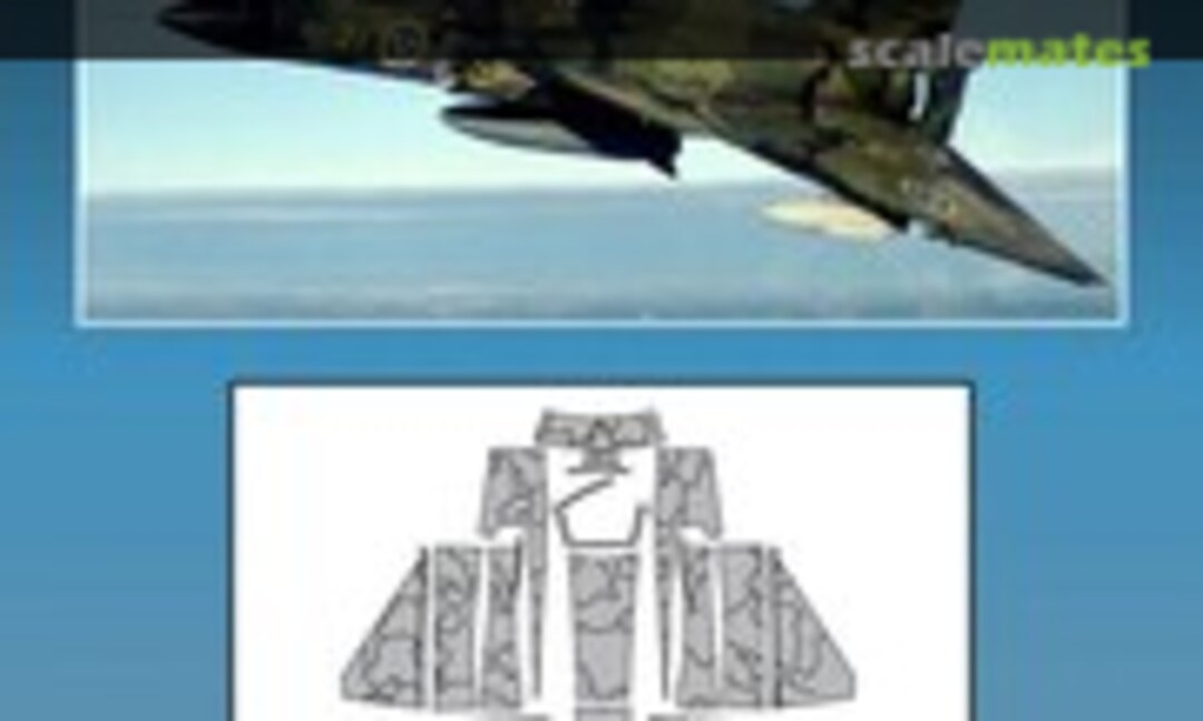 1:48 Saab 37 Viggen Splinter camo mask & decal (Aztec Models M48-005) M48-005