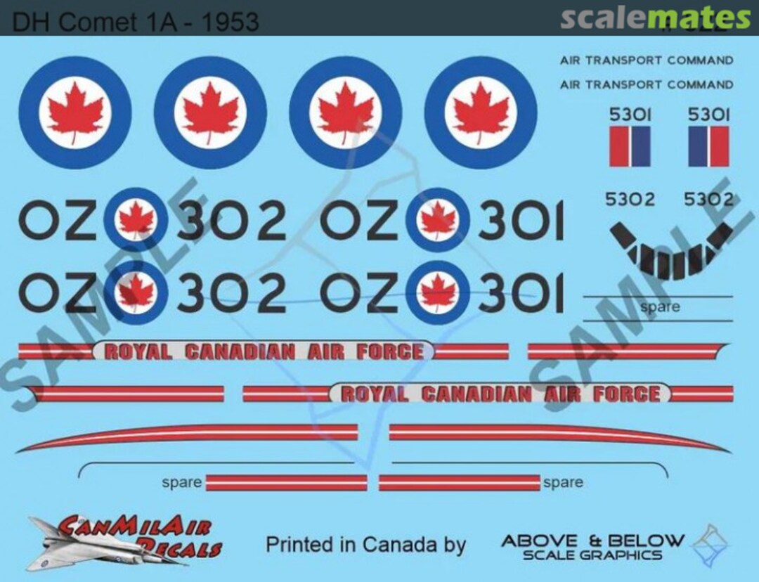 Boxart DeHavilland DH-106 Mk.1A Comet 522 Above & Below Graphics Boxart DeHavilland DH-106 Mk.1A Comet 522 Above & Below Graphics