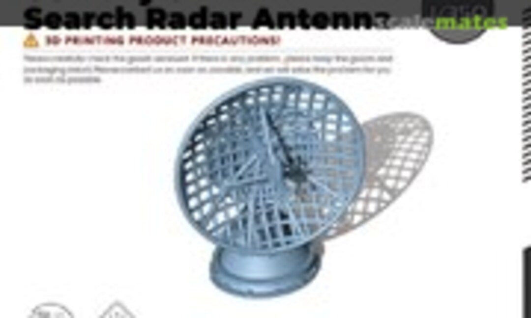 1:350 US Navy SP AIR Search Radar Antenna (Yao's Studio/ 老姚手工坊 LY350241) LY350241