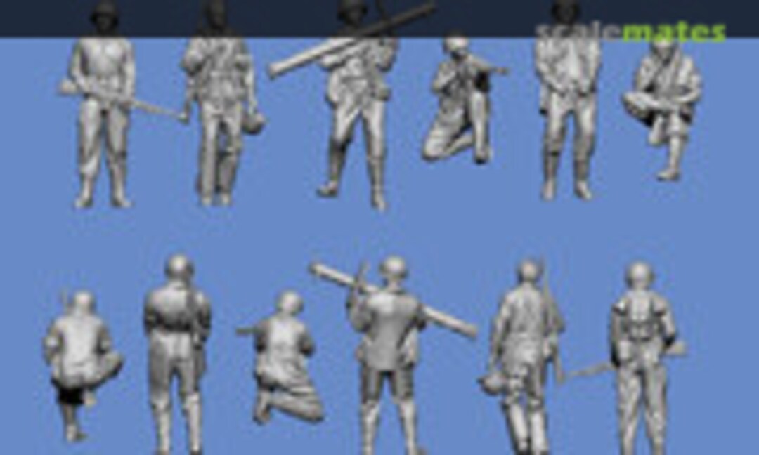 1:72 US Infantry in Europe 1944-45 (Germania Figuren GF72-WW2-222) GF72-WW2-222