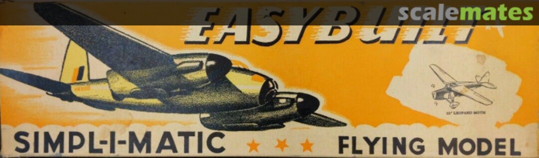 Boxart Leopard Moth  Easy Built Model Aeroplane Co.