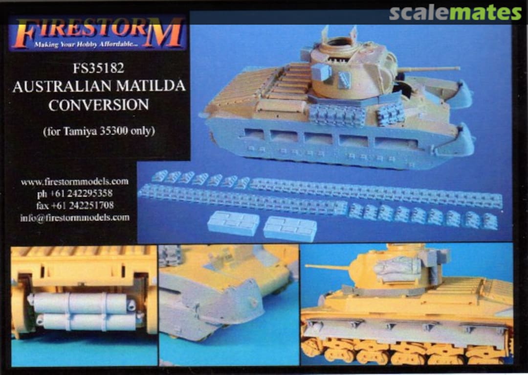 Boxart Australian Matilda Conversion Set FS35182 Firestorm Models Boxart Australian Matilda Conversion Set FS35182 Firestorm Models