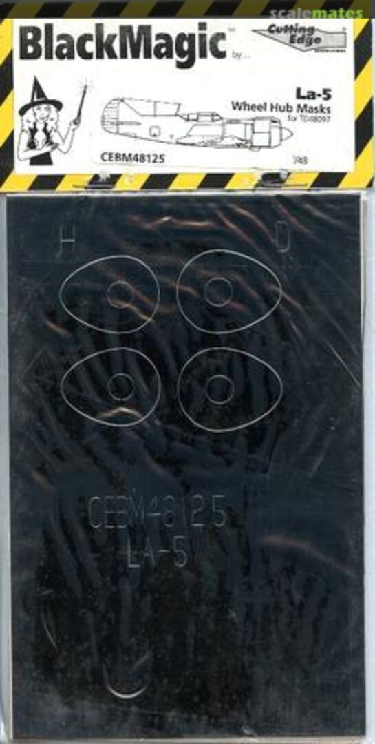 Boxart La-5 Wheel Hub Masks CEBM48125 Cutting Edge Modelworks Boxart La-5 Wheel Hub Masks CEBM48125 Cutting Edge Modelworks