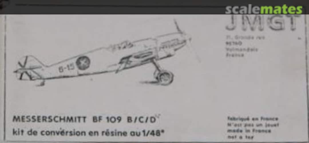 Boxart Messerschmitt BF 109 B/C/D JMGT Boxart Messerschmitt BF 109 B/C/D JMGT