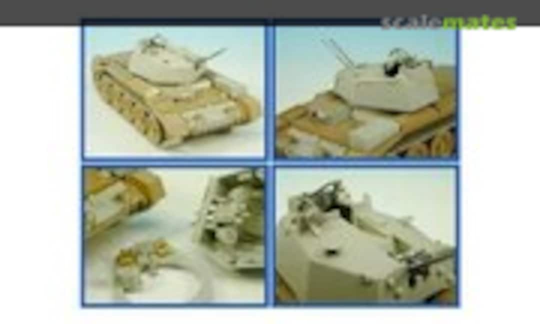 1:35 CRUSADER 20mm TWIN AA Mk-III TURRET & PARTS (Accurate Armour C043) C043