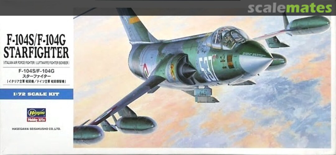 Boxart F-104S/F-104G Starfighter D17 Hasegawa Boxart F-104S/F-104G Starfighter D17 Hasegawa