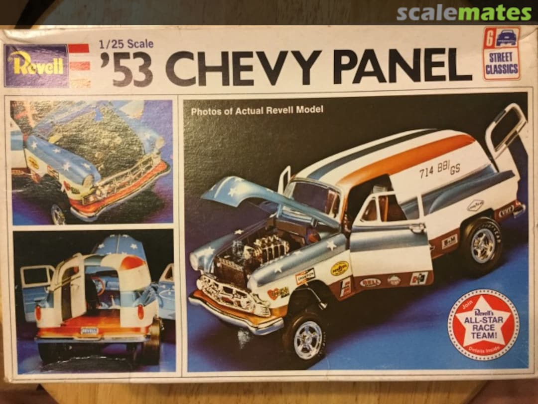 Boxart '53 Chevy Panel H-1376 Revell Boxart '53 Chevy Panel H-1376 Revell